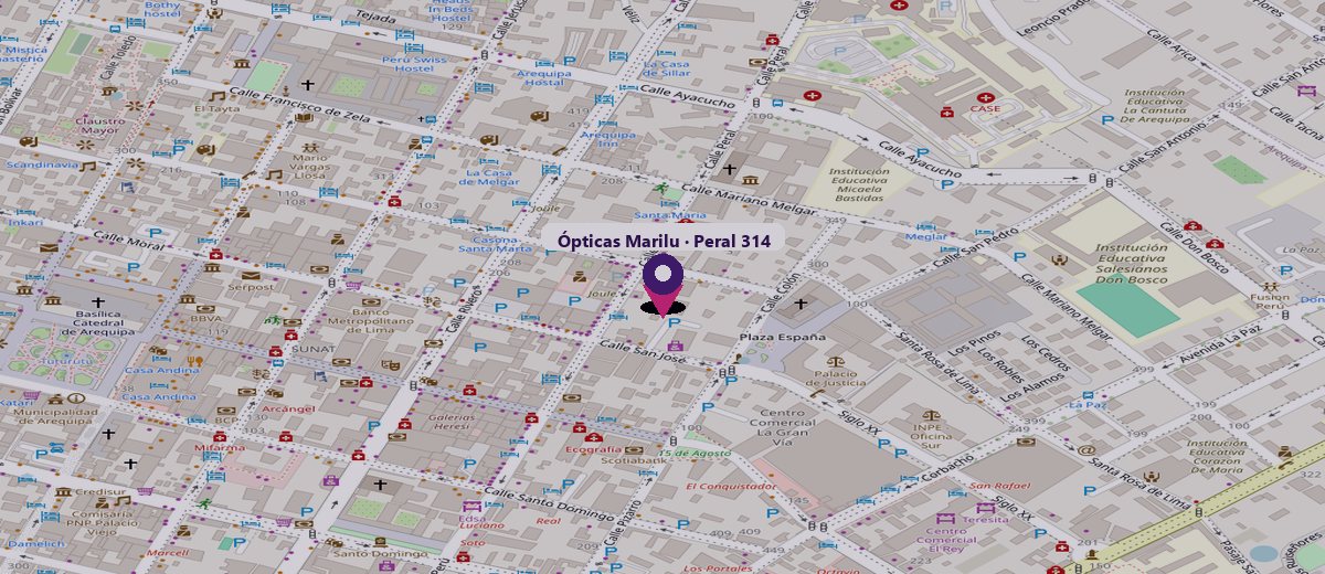 Mapa de ubicación — Peral 314, Arequipa